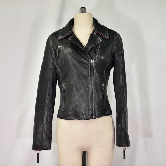 Mauritus Jackets & Blazers - Mauritus Christy Star Moto Jacket, Size 8